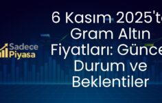 6 Kasım 2025’te Gram Altın Fiyatları: Güncel Durum ve Beklentiler