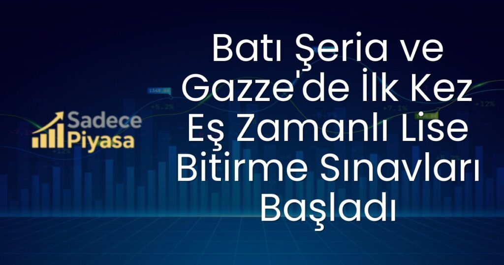 Batı Şeria lise bitirme sınavı