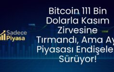 Bitcoin 111 Bin Dolarla Kasım Zirvesine Tırmandı, Ama Ayı Piyasası Endişeleri Sürüyor!