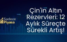Çin’in Altın Rezervleri: 12 Aylık Süreçte Sürekli Artış!
