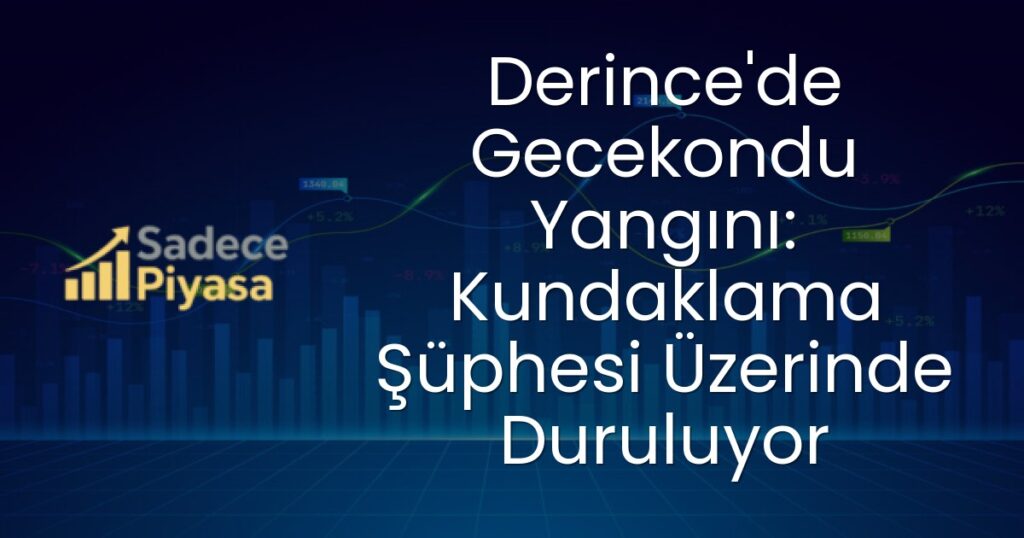 Derince gecekondu yangını