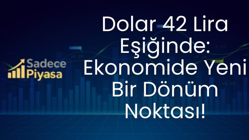 Dolar 42 Lira Eşiğinde: Ekonomide Yeni Bir Dönüm Noktası!