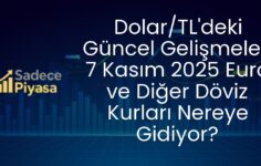 Dolar/TL’deki Güncel Gelişmeler: 7 Kasım 2025 Euro ve Diğer Döviz Kurları Nereye Gidiyor?