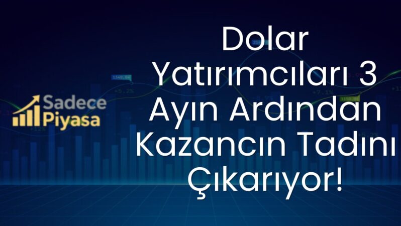 Dolar Yatırımcıları 3 Ayın Ardından Kazancın Tadını Çıkarıyor!