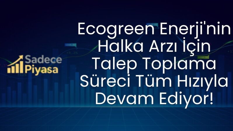 Ecogreen Enerji’nin Halka Arzı İçin Talep Toplama Süreci Tüm Hızıyla Devam Ediyor!