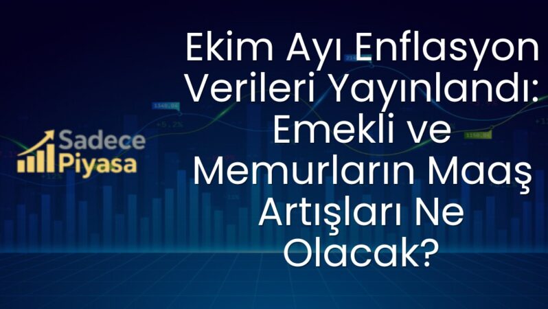 Ekim Ayı Enflasyon Verileri Yayınlandı: Emekli ve Memurların Maaş Artışları Ne Olacak?