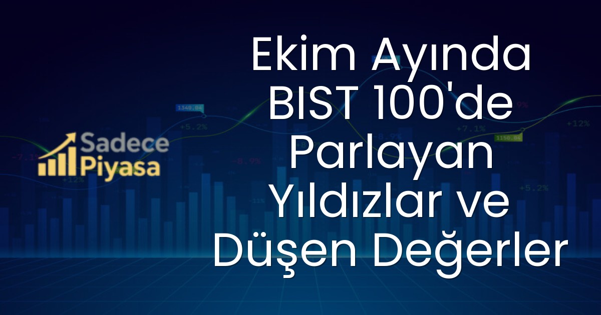 Ekim Ayında BIST 100’de Parlayan Yıldızlar ve Düşen Değerler