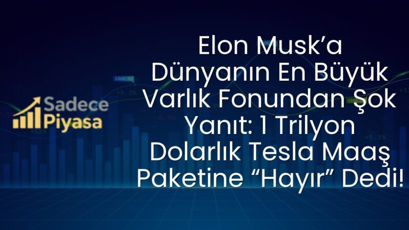 Elon Musk’a Dünyanın En Büyük Varlık Fonundan Şok Yanıt: 1 Trilyon Dolarlık Tesla Maaş Paketine “Hayır” Dedi!