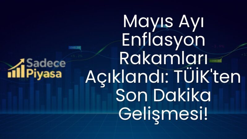 Mayıs Ayı Enflasyon Rakamları Açıklandı: TÜİK’ten Son Dakika Gelişmesi!