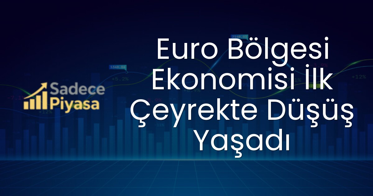 Euro Bölgesi Ekonomisi İlk Çeyrekte Düşüş Yaşadı