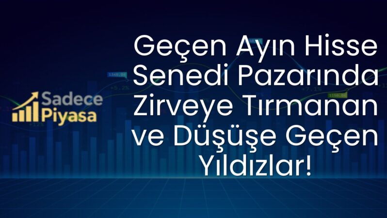 Geçen Ayın Hisse Senedi Pazarında Zirveye Tırmanan ve Düşüşe Geçen Yıldızlar!