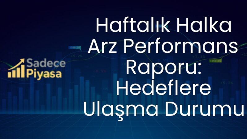 Haftalık Halka Arz Performans Raporu: Hedeflere Ulaşma Durumu