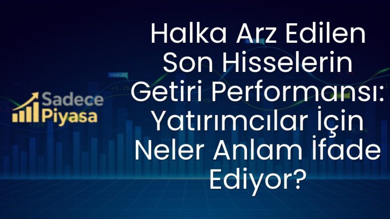 Halka Arz Edilen Son Hisselerin Getiri Performansı: Yatırımcılar İçin Neler Anlam İfade Ediyor?