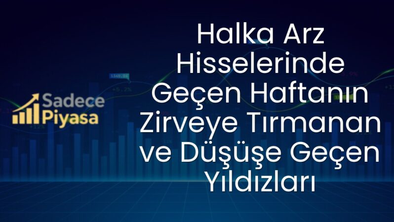 Halka Arz Hisselerinde Geçen Haftanın Zirveye Tırmanan ve Düşüşe Geçen Yıldızları