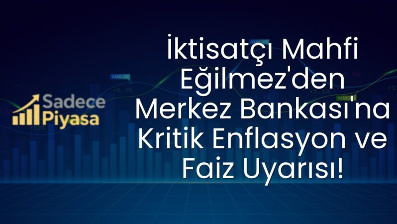 İktisatçı Mahfi Eğilmez’den Merkez Bankası’na Kritik Enflasyon ve Faiz Uyarısı!