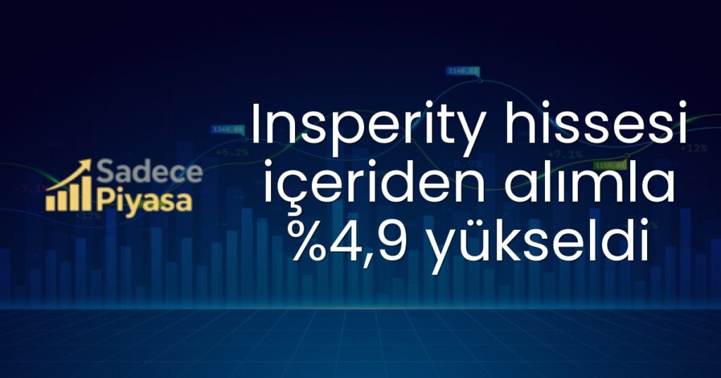 Insperity hissesi içeriden alımla %4,9 yükseldi