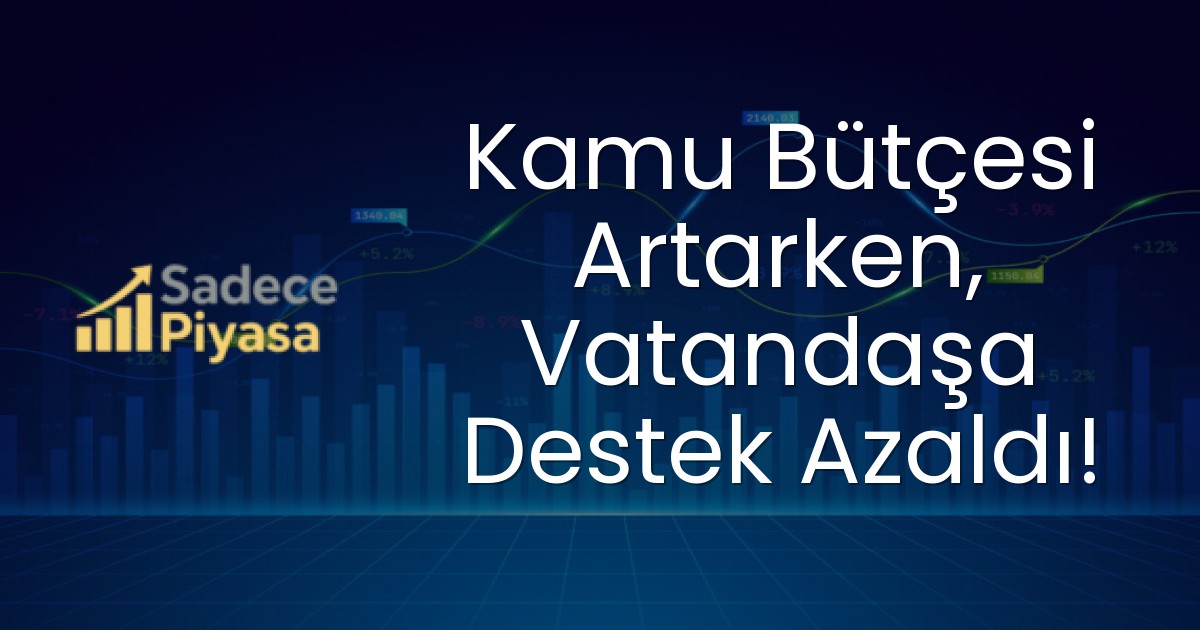 Kamu Bütçesi Artarken, Vatandaşa Destek Azaldı!