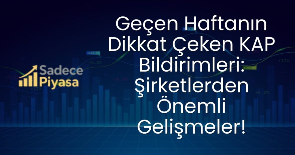 KAP bildirimleri