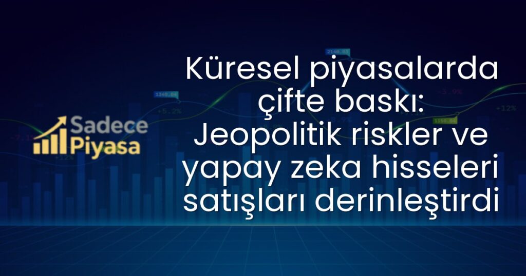 Küresel piyasalarda çifte baskı: Jeopolitik riskler ve yapay zeka hisseleri satışları derinleştirdi