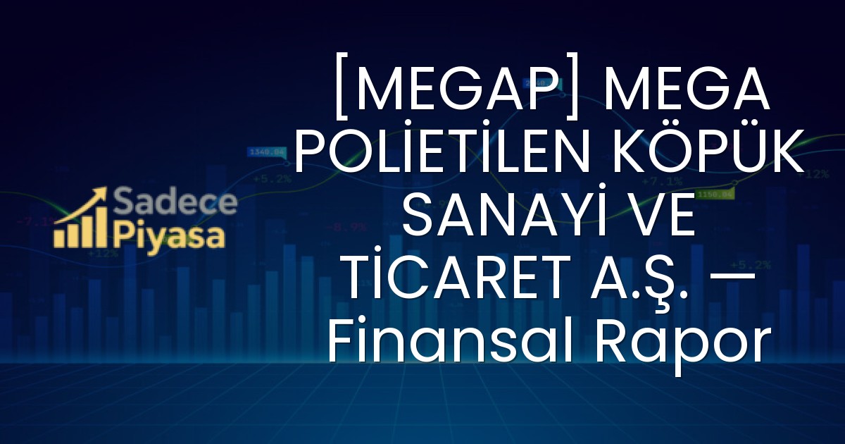 [MEGAP] MEGA POLİETİLEN KÖPÜK SANAYİ VE TİCARET A.Ş. — Finansal Rapor