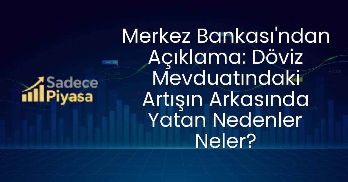 Merkez Bankası’ndan Açıklama: Döviz Mevduatındaki Artışın Arkasında Yatan Nedenler Neler?