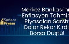Merkez Bankası’nın Enflasyon Tahmini Piyasaları Sarstı: Dolar Rekor Kırdı, Borsa Düştü!