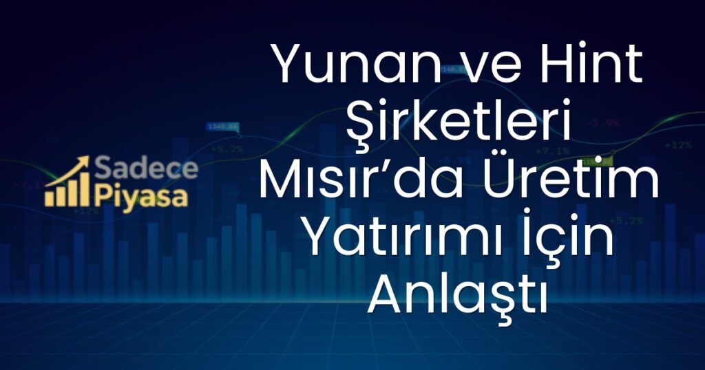 Mısır üretim yatırımı