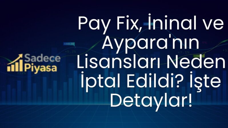 Pay Fix, İninal ve Aypara’nın Lisansları Neden İptal Edildi? İşte Detaylar!