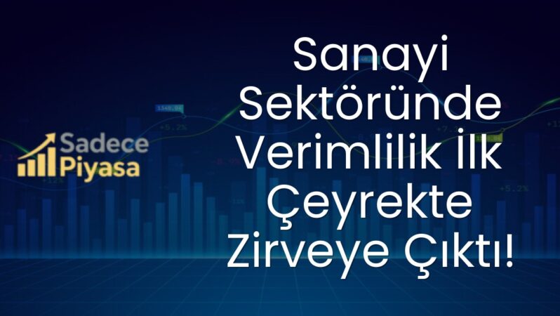 Sanayi Sektöründe Verimlilik İlk Çeyrekte Zirveye Çıktı!