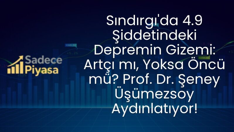 Sındırgı’da 4.9 Şiddetindeki Depremin Gizemi: Artçı mı, Yoksa Öncü mü? Prof. Dr. Şeney Üşümezsoy Aydınlatıyor!