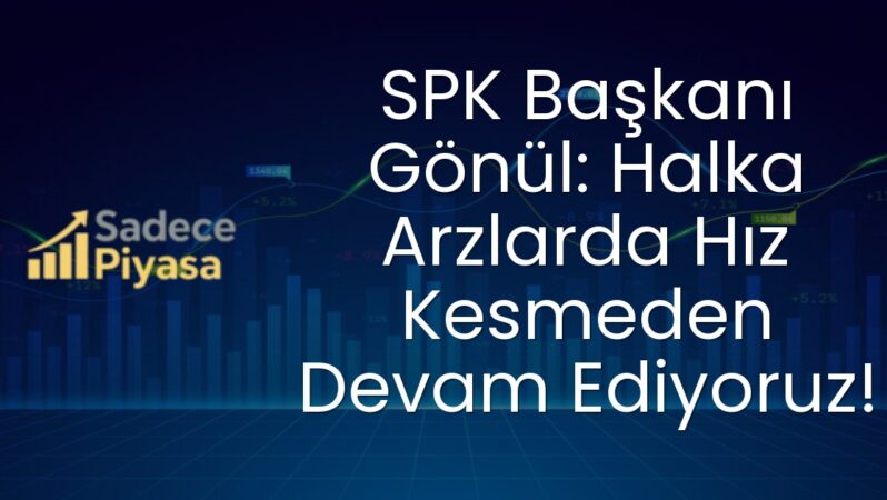 SPK Başkanı Gönül: Halka Arzlarda Hız Kesmeden Devam Ediyoruz!
