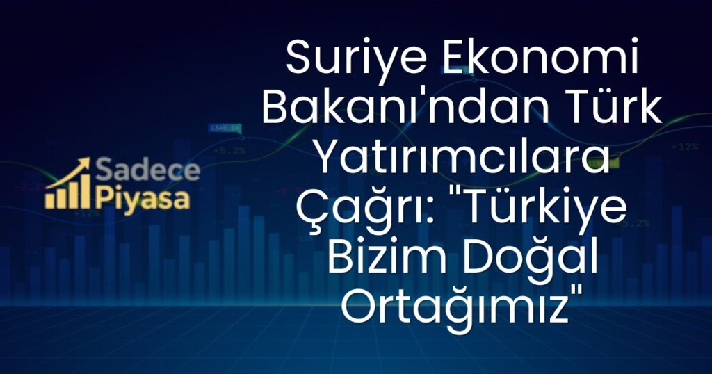 Suriye Ekonomi Bakanı