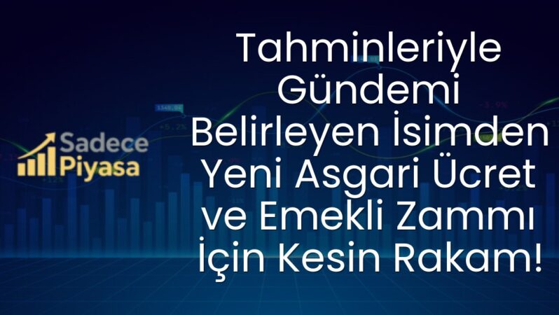 Tahminleriyle Gündemi Belirleyen İsimden Yeni Asgari Ücret ve Emekli Zammı İçin Kesin Rakam!