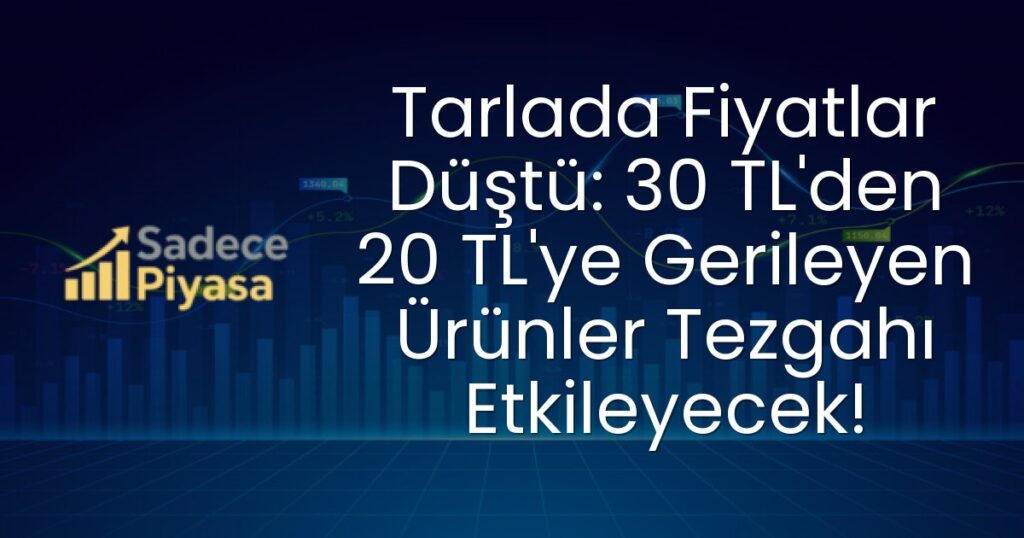 tarım ürünleri fiyat düşüşü