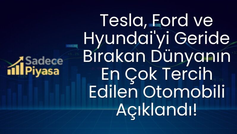Tesla, Ford ve Hyundai’yi Geride Bırakan Dünyanın En Çok Tercih Edilen Otomobili Açıklandı!