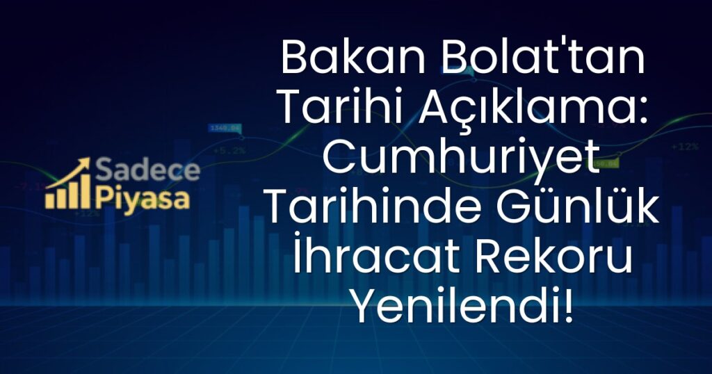 Türkiye ihracat rekoru