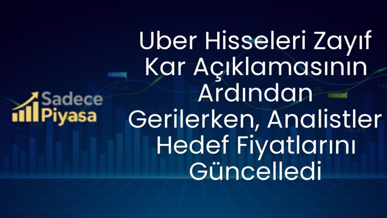 Uber Hisseleri Zayıf Kar Açıklamasının Ardından Gerilerken, Analistler Hedef Fiyatlarını Güncelledi