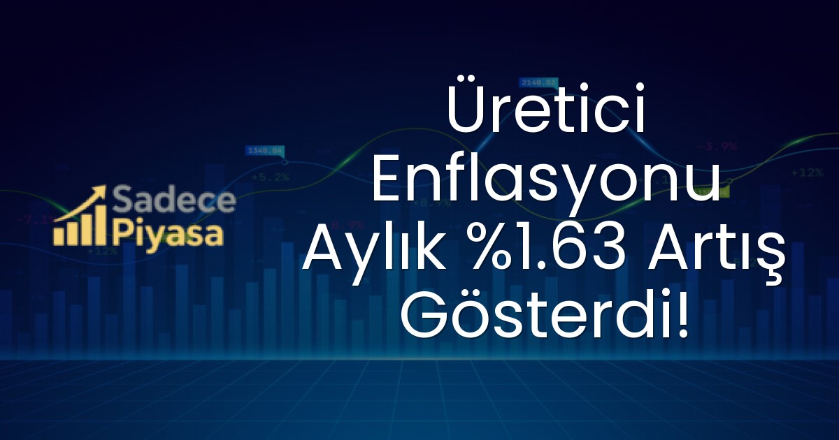 Üretici Enflasyonu Aylık %1.63 Artış Gösterdi!