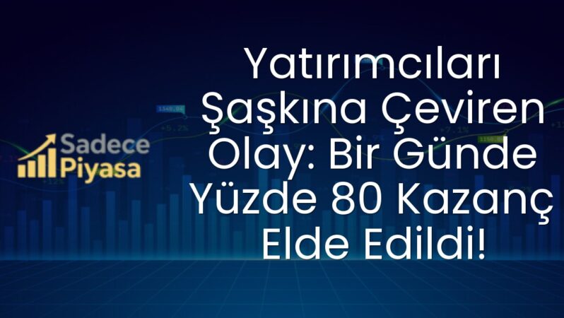 Yatırımcıları Şaşkına Çeviren Olay: Bir Günde Yüzde 80 Kazanç Elde Edildi!