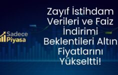 Zayıf İstihdam Verileri ve Faiz İndirimi Beklentileri Altın Fiyatlarını Yükseltti!